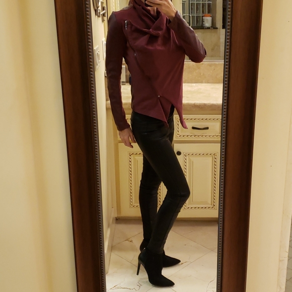 [BLANKNYC] faux leather & cotton jacket, XS - Picture 10 of 16